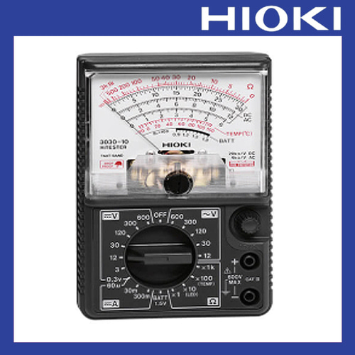 히오키 아날로그 멀티 전기 테스터기 3030-10 전압 저항 측정기