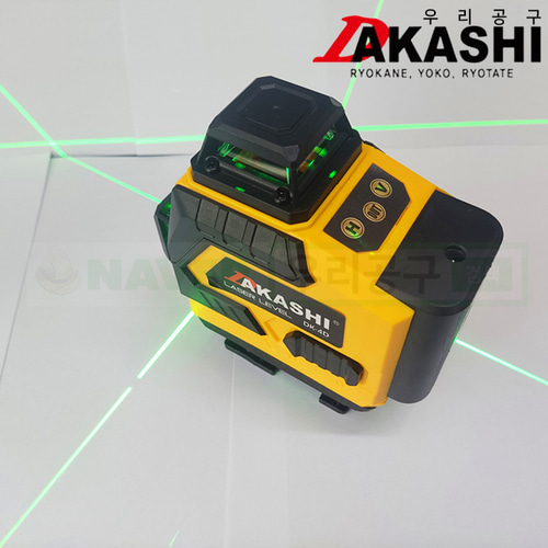 다카시 10배밝기 그린 레이저 레벨기 충전 배터리 DK-4D
