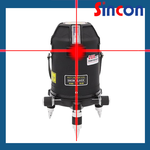 신콘 SL-445X 전자식 레이저 레벨기 고출력 레드라인 20배밝기